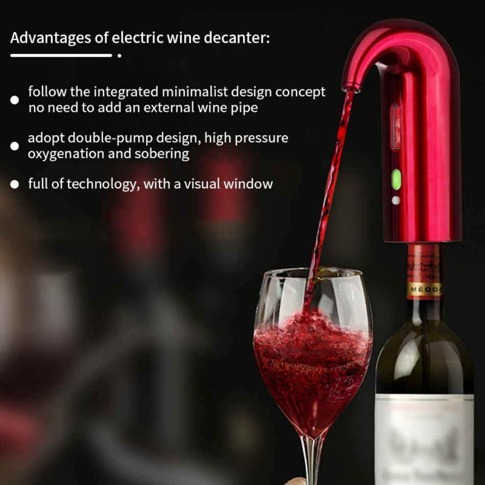 electric wine pump for easy serving